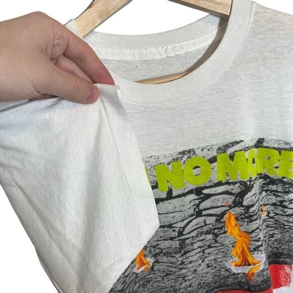 Vintage 1990 Faith No More The Real Thing Tour Band T-shirt Brockum Mens L - Picture 3 of 4